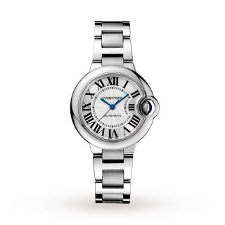 Cartier Ballon Bleu de Cartier watch, 33 mm, mechanical movement with automatic winding. Steel case,-P17311138