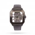 Cartier Santos de Cartier Skeleton watch, large model, Manufacture mechanical movement with manual winding-P17311135