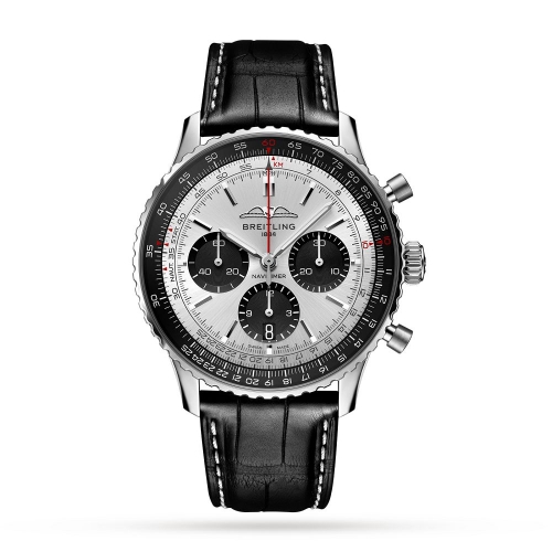 Breitling Navitimer B01 Chronograph 43mm Mens Watch Silver-P17532091